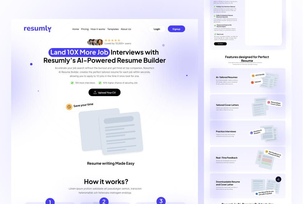 Resumly - Tailored Resume Builder