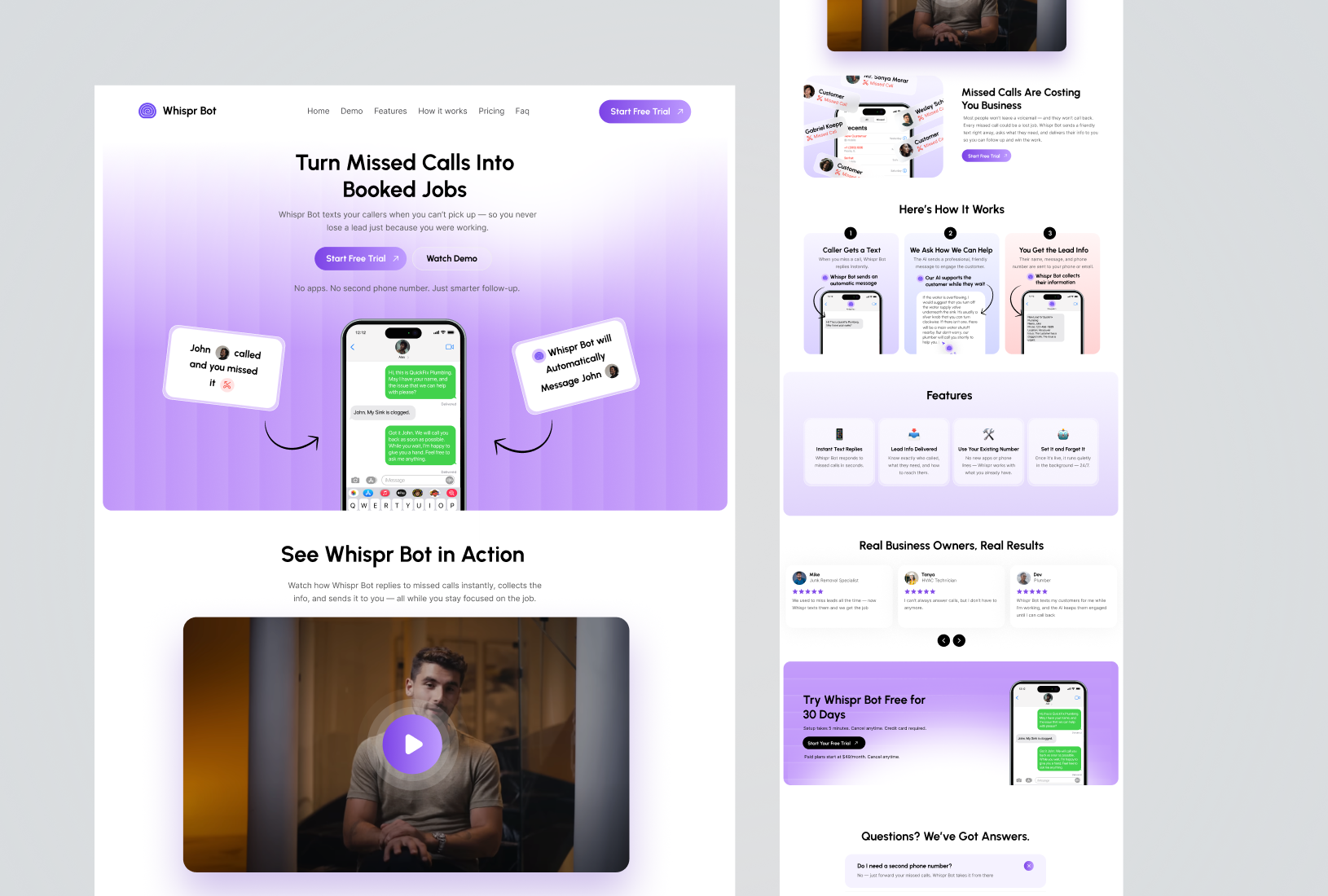 Whispr Bot - AI Chatbot